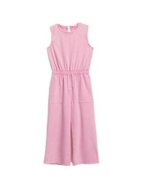 Splendid Sleeveless Pink Wide-Leg Jumpsuit Size 10 Girls